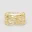 0.67 Ct. Fancy Intense Yellow Radiant Lab Grown Diamond