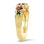 The Estell Ring, smalltop view on a hand
