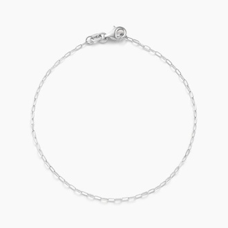 Devon Paperclip Chain Bracelet (Extra Small)