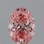 1.50 Ct. Fancy Vivid Pink Oval Lab Grown Diamond