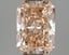 1.61 Ct. Fancy Intense Orangy Pink Radiant Lab Grown Diamond