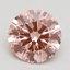 2.07 Ct. Fancy Intense Pink Round Lab Grown Diamond