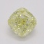 1.01 Ct. Fancy Yellow Cushion Diamond