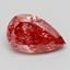 2.59 Ct. Fancy Vivid Pink Pear Lab Grown Diamond