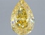 2.03 Ct. Fancy Vivid  Yellow Pear Lab Grown Diamond