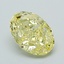 1.10 Ct. Fancy Intense Yellow Oval Lab Grown Diamond