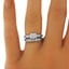 The Josette Matched Set, smallzoomed in top view on a hand