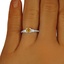 The Venda Ring, smalltop view on a hand
