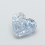 1.06 Ct. Fancy Intense  Blue Heart Lab Grown Diamond
