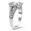 Split Shank Squared Halo Ring, smallview