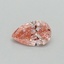 0.30 Ct. Fancy Vivid Pink Pear Lab Grown Diamond