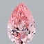 0.99 Ct. Fancy Vivid  Pink Pear Lab Grown Diamond