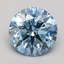1.57 Ct. Fancy Intense Blue Round Lab Grown Diamond