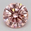 1.53 Ct. Fancy Pink Round Lab Grown Diamond