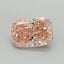 1.33 Ct. Fancy Vivid Pink Cushion Lab Grown Diamond