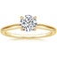 18K Yellow Gold Kalina Ring, smalltop view