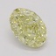 0.51 Ct. Fancy Yellow Oval Diamond