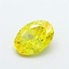 2.04 Ct. Fancy Vivid  Yellow Oval Lab Grown Diamond