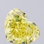 5.02 Ct. Fancy Intense Yellow Heart Lab Grown Diamond