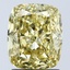 2.08 Ct. Fancy Intense Yellow Cushion Lab Grown Diamond