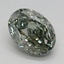 1.57 Ct. Fancy Intense Green Oval Lab Grown Diamond