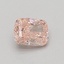 0.76 Ct. Fancy Vivid Pink Cushion Lab Grown Diamond