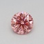 0.31 Ct. Fancy Vivid Pink Round Lab Grown Diamond
