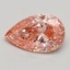 1.00 Ct. Fancy Vivid Pink Pear Lab Grown Diamond
