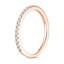14K Rose Gold Sonora Three-Quarter Coverage Diamond Ring (1/4 ct. tw.), smallside view