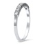 The Virgie Ring, smalltop view on a hand