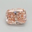 3.03 Ct. Fancy Vivid Pink Cushion Lab Grown Diamond