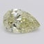 3.07 Ct. Fancy Light Brownish Yellow Pear Diamond