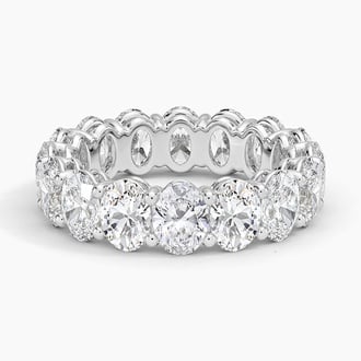 Oval Eternity Lab Diamond Ring (5 ct. tw.)