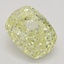 1.30 Ct. Fancy Yellow Cushion Diamond