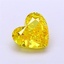 1.35 Ct. Fancy Vivid  Yellow Heart Lab Grown Diamond