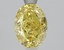 1.60 Ct. Fancy Vivid Yellow Yellow Oval Lab Grown Diamond