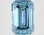 5.73 Ct. Fancy Vivid Blue Emerald Lab Grown Diamond