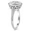 The Claudelle Ring, smalltop view on a hand