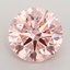 3.13 Ct. Fancy Vivid  Pink Round Lab Grown Diamond