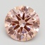 2.50 Ct. Fancy Intense Pink Round Lab Grown Diamond