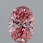 3.01 Ct. Fancy Vivid Pink Oval Lab Grown Diamond