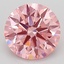 3.02 Ct. Fancy Intense Pink Round Lab Grown Diamond