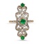 Edwardian Emerald Vintage Ring