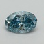 2.19 Ct. Fancy Vivid Blue Oval Lab Grown Diamond