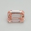 1.03 Ct. Fancy Intense Pink Emerald Lab Grown Diamond