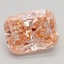 5.01 Ct. Fancy Vivid  Pink Cushion Lab Grown Diamond