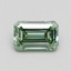 1.01 Ct. Fancy Intense Pacific Green Emerald Lab Grown Diamond