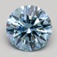 1.52 Ct. Fancy Blue Round Lab Grown Diamond