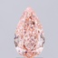 1.78 Ct. Fancy Vivid  Pink Pear Lab Grown Diamond