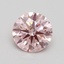 1.31 Ct. Fancy Intense Pink Round Lab Grown Diamond